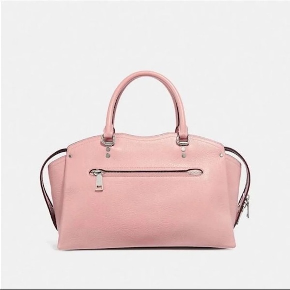 🆕 COACH | PINK LEATHER DREW SATCHEL - Picture 4 of 14